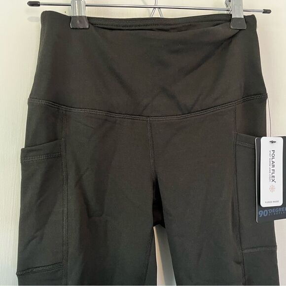 90 Degree By Reflex Women’s Leggings Polar Flex W/Pockets Size XS Waist 22”NWT - Picture 4 of 10